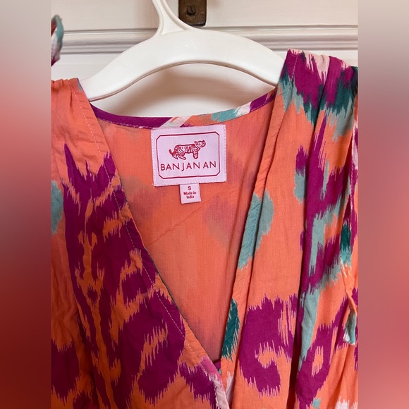 Banjanan Becca Dress - Ikat Floral Spice - Picture 4 of 7